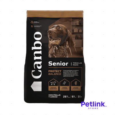 CANBO ALIMENTO SECO PERRO ADULTO MAYOR TODAS LAS RAZAS BALANCE PROTECT RECETA POLLO Y ARROZ BOLSA 15 KILOS