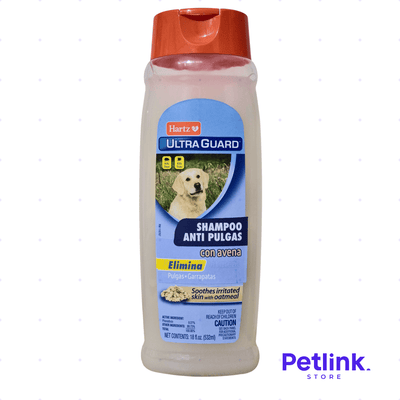 HARTZ SHAMPOO ANTIPULGAS CON AVENA PERRO ADULTO BOTELLA 532ML