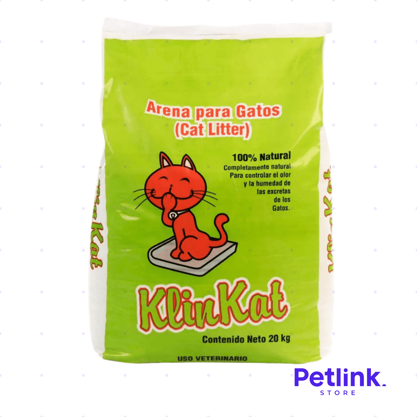 KLINKAT ARENA PARA GATO CON NEUTRALIZADOR DE OLOR BOLSA 20 KILOS