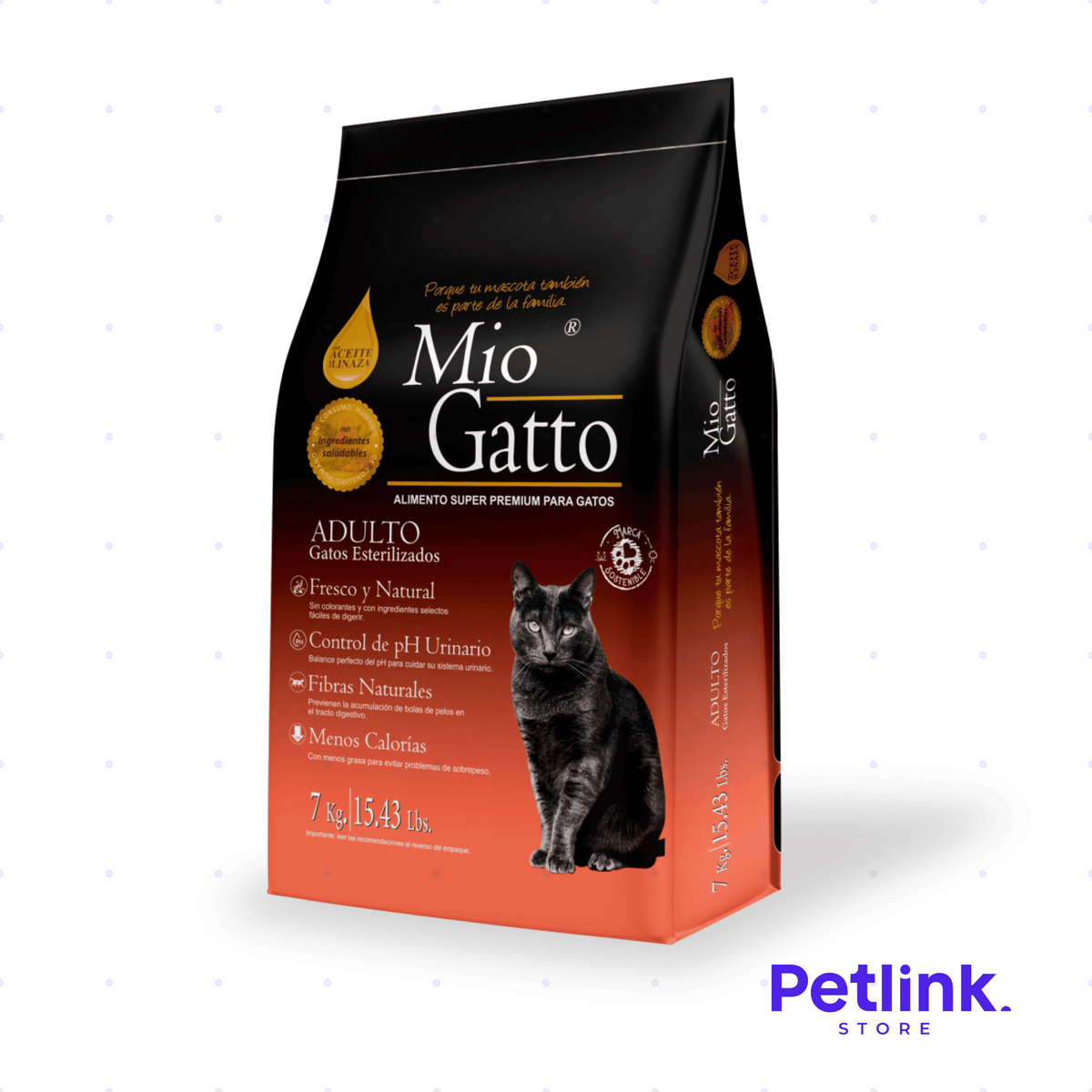 MIO GATTO ALIMENTO SECO GATO ADULTO ESTERILIZADO BOLSA 7 KILOS
