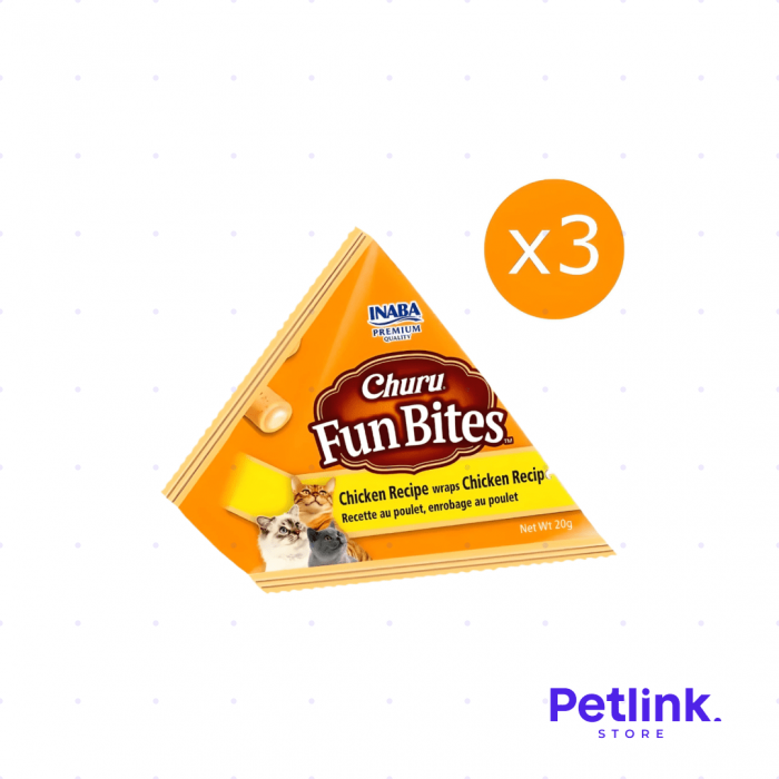 CHURU FUN BITES SNACK PARA GATOS SABOR POLLO