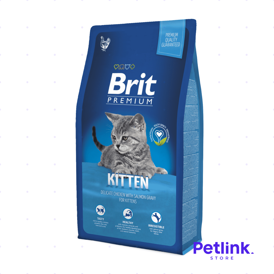 BRIT PREMIUM ALIMENTO SECO GATO CACHORRO RECETA POLLO CON SALMON BOLSA 8 KILOS