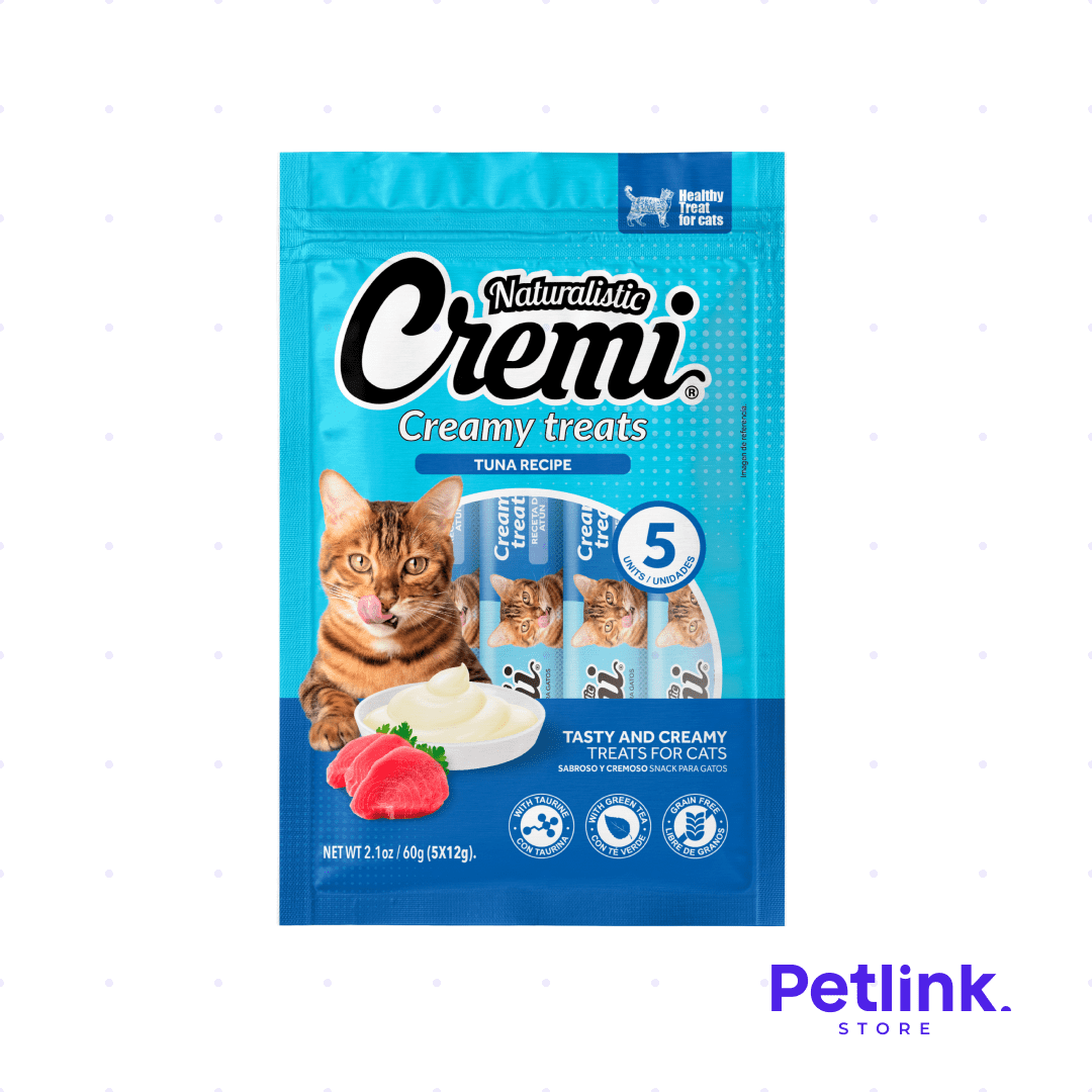 CREMI SNACK HUMEDO PARA GATOS SABOR ATUN