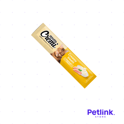 CREMI SNACK HUMEDO PARA GATOS SABOR POLLO 1 TUBO 12 GRAMOS