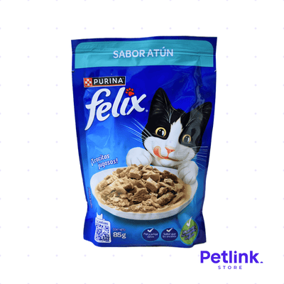 FELIX ALIMENTO HUMEDO PARA GATO SABOR ATUN SOBRE 85 GRAMOS