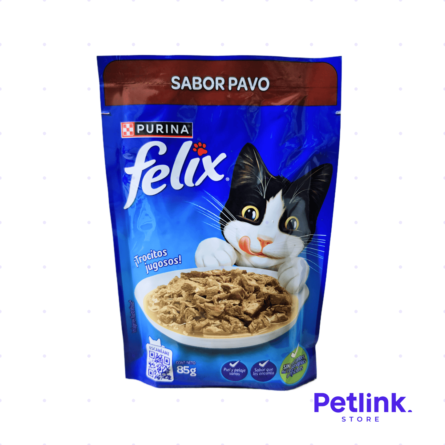 FELIX ALIMENTO HUMEDO PARA GATO SABOR PAVO SOBRE 85 GRAMOS