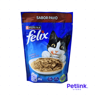 FELIX ALIMENTO HUMEDO PARA GATO SABOR PAVO SOBRE 85 GRAMOS
