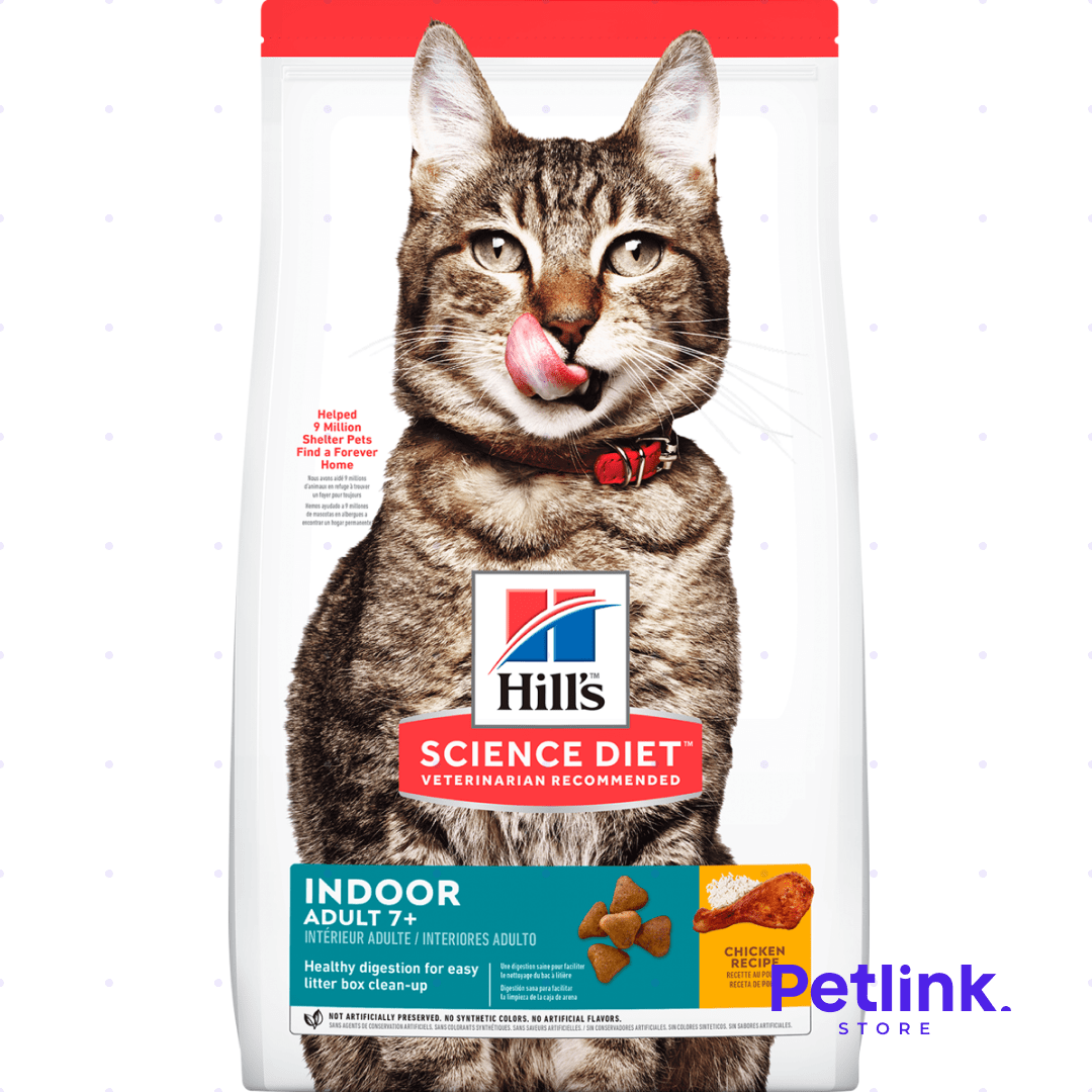 HILLS SCIENCE DIET ALIMENTO SECO GATO ADULTO MAYOR +7 AÑOS POCA ACTIVIDAD FISICA RECETA POLLO BOLSA 1.58 KILOS