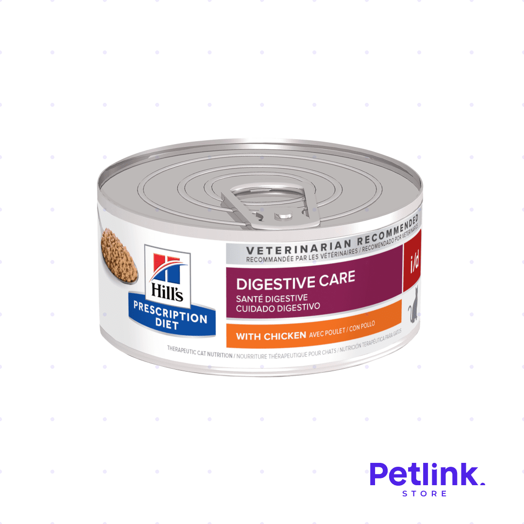 HILLS PRESCRIPTION DIET DIGESTIVE CARE I/D ALIMENTO HUMEDO GATO CUIDADO DIGESTIVO CON POLLO LATA 156 GRAMOS