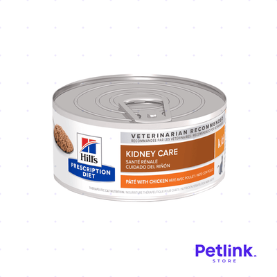 HILLS PRESCRIPTION DIET KIDNEY CARE K/D ALIMENTO HUMEDO GATO CUIDADO RENAL LATA 156 GRAMOS