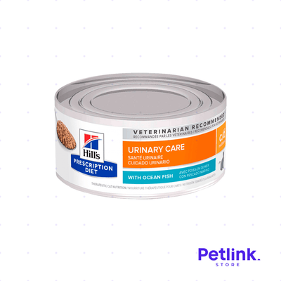 HILLS PRESCRIPTION DIET URINARY CARE C/D MULTICARE ALIMENTO HUMEDO GATO CUIDADO URINARIO OCEAN FISH LATA 156 GRAMOS