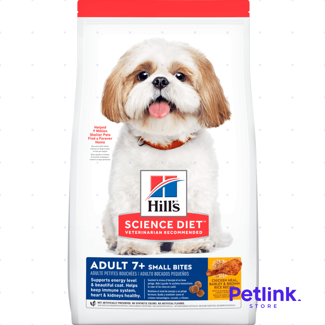 HILLS SCIENCE DIET ALIMENTO SECO PERRO ADULTO MAYOR TODAS LAS RAZAS RECETA POLLO, CEBADA Y ARROZ INTEGRAL BOLSA 2.26 KILOS