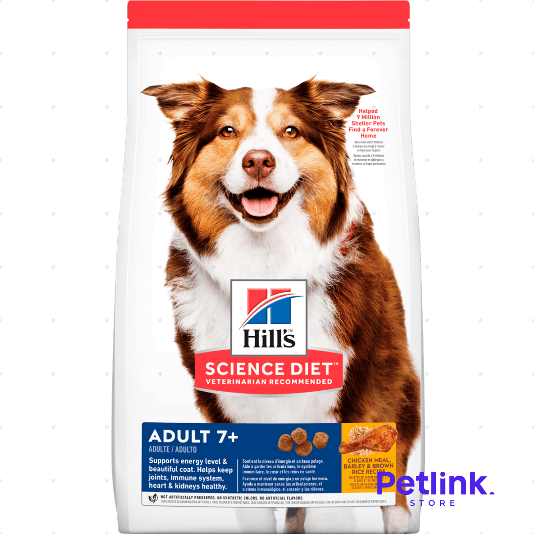 HILLS SCIENCE DIET ALIMENTO SECO PERRO ADULTO MAYOR RAZA MEDIANA RECETA POLLO, CEBADA Y ARROZ INTEGRAL BOLSA 14.90 KILOS