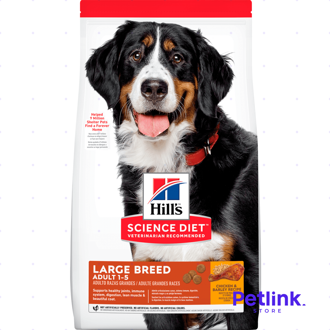 HILLS SCIENCE DIET ALIMENTO SECO PERRO ADULTO RAZA GRANDE RECETA POLLO Y CEBADA BOLSA 15.90 KILOS