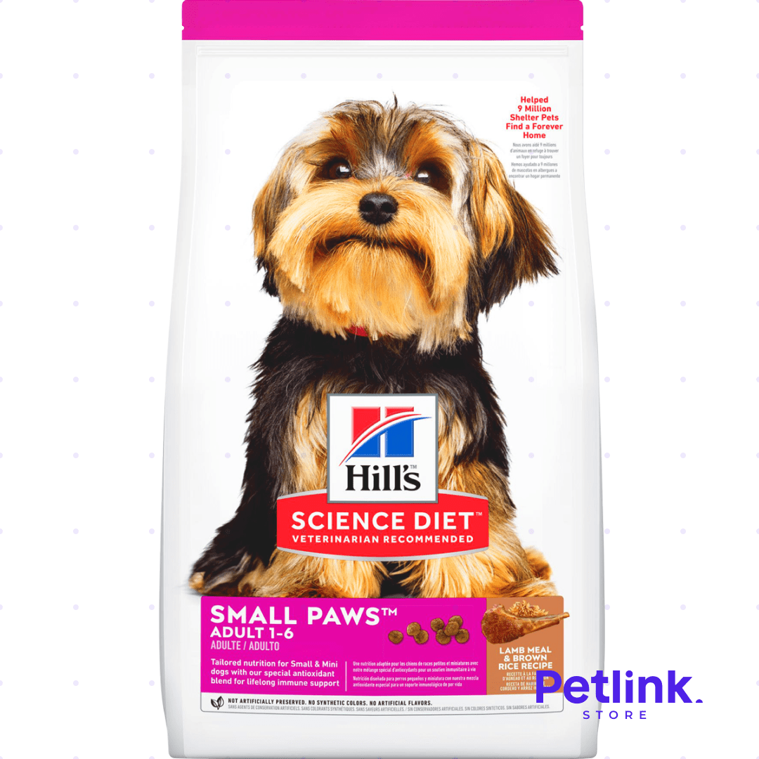 HILLS SCIENCE DIET ALIMENTO SECO PERRO ADULTO RAZA MINIATURA Y PEQUEÑA RECETA CORDERO Y ARROZ INTEGRAL BOLSA 2.04 KILOS