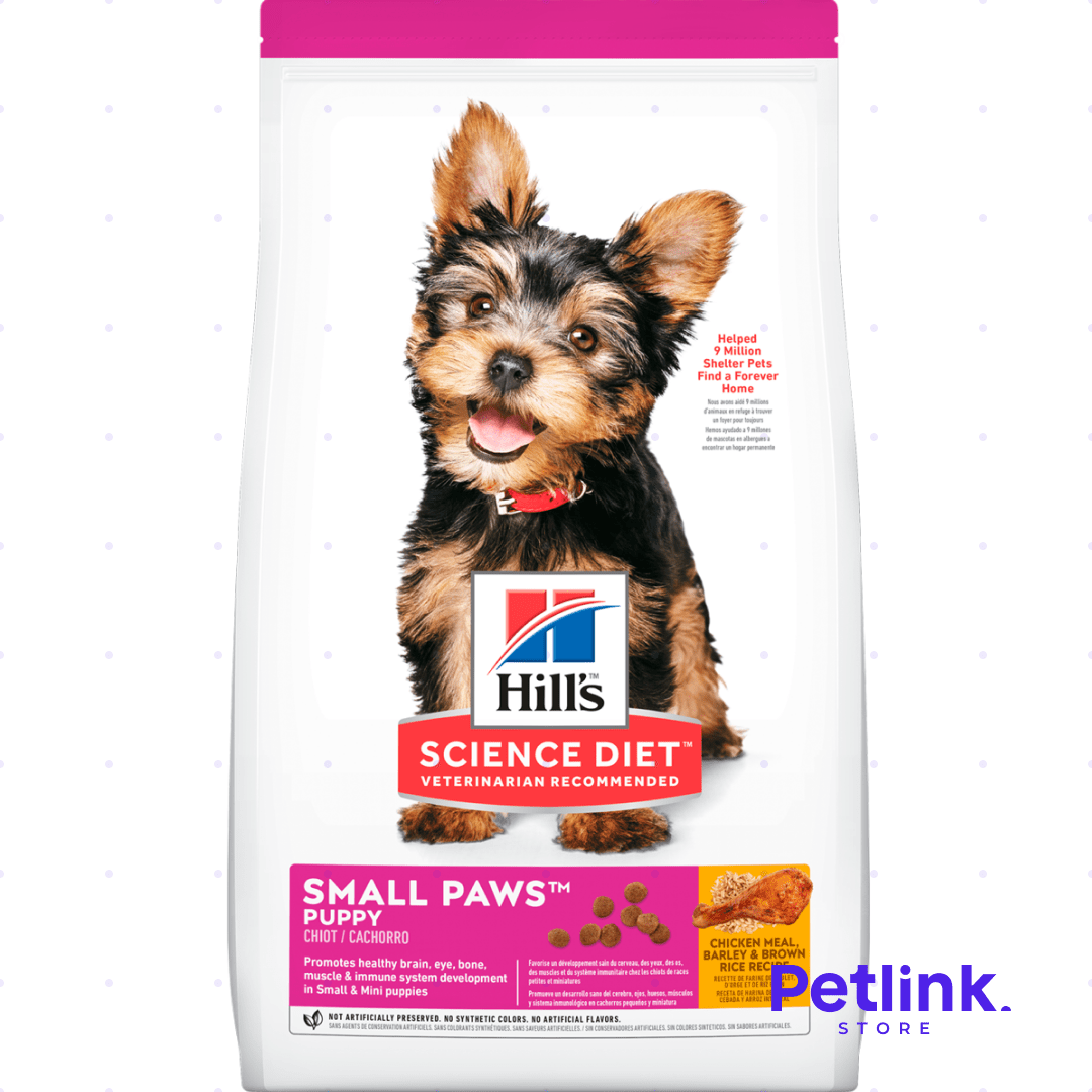 HILLS SCIENCE DIET ALIMENTO SECO PERRO CACHORRO RAZA MINIATURA Y PEQUEÑA RECETA POLLO, CEBADA Y ARROZ INTEGRAL BOLSA 2.04 KILOS