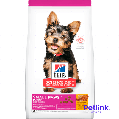 HILLS SCIENCE DIET ALIMENTO SECO PERRO CACHORRO RAZA MINIATURA Y PEQUEÑA RECETA POLLO, CEBADA Y ARROZ INTEGRAL BOLSA 2.04 KILOS