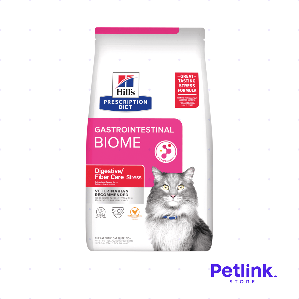 HILLS PRESCRIPTION DIET ALIMENTO SECO GATO PROBLEMA GASTROINTESTINAL BIOME BOLSA 1.81 KILOS