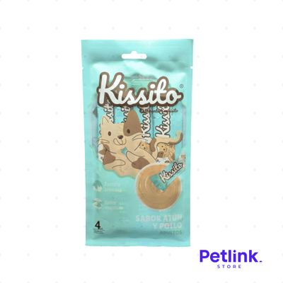 KISSITO SNACK HUMEDO PARA GATOS SABOR ATUN CON POLLO