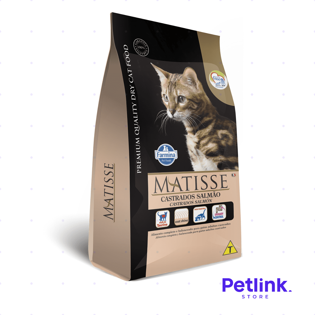 MATISSE ALIMENTO SECO PARA GATO CASTRADO O ESTERILIZADO RECETA SALMON BOLSA 7.50 KILOS