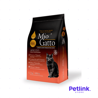 MIO GATTO ALIMENTO SECO GATO ADULTO ESTERILIZADO BOLSA 1.50 KILOS