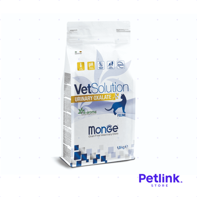 MONGE VET SOLUTION ALIMENTO SECO GATO ADULTO URINARY OXALATE BOLSA 1.50 KILOS
