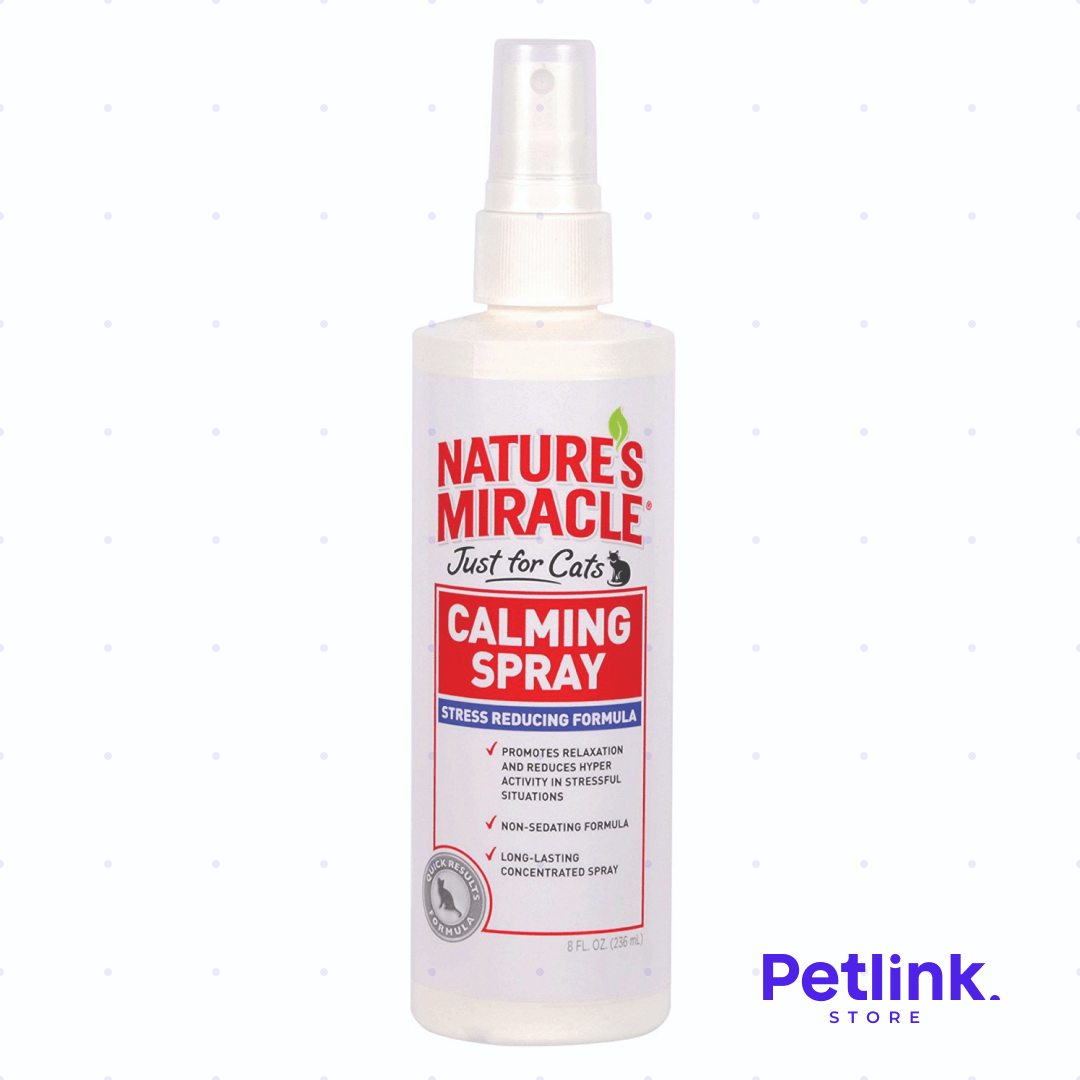 NATURE'S MIRACLE AEROSOL CALMANTE REDUCTOR DE ESTRES Y ANSIEDAD SOLO PARA GATOS BOTELLA 236ML