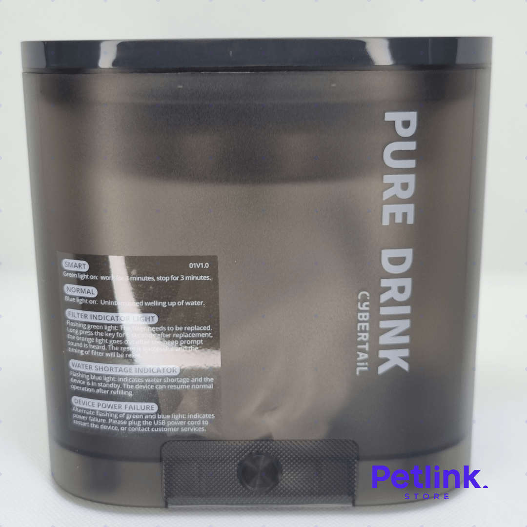 PETKIT CYBERTAIL FUENTE DE AGUA PARA MASCOTAS PURE DRINK COLOR GRIS