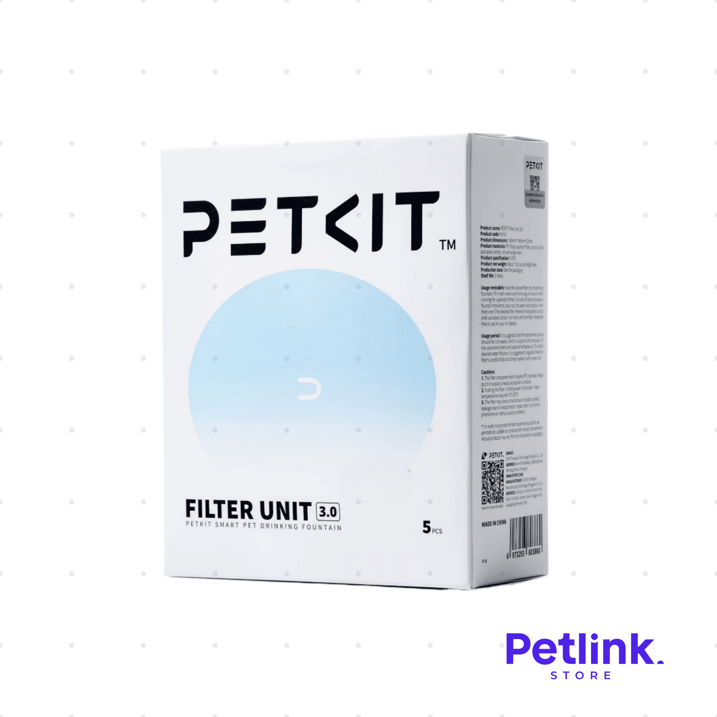 PETKIT FILTRO PARA FUENTE DE AGUA PARA MASCOTAS PURE DRINK
