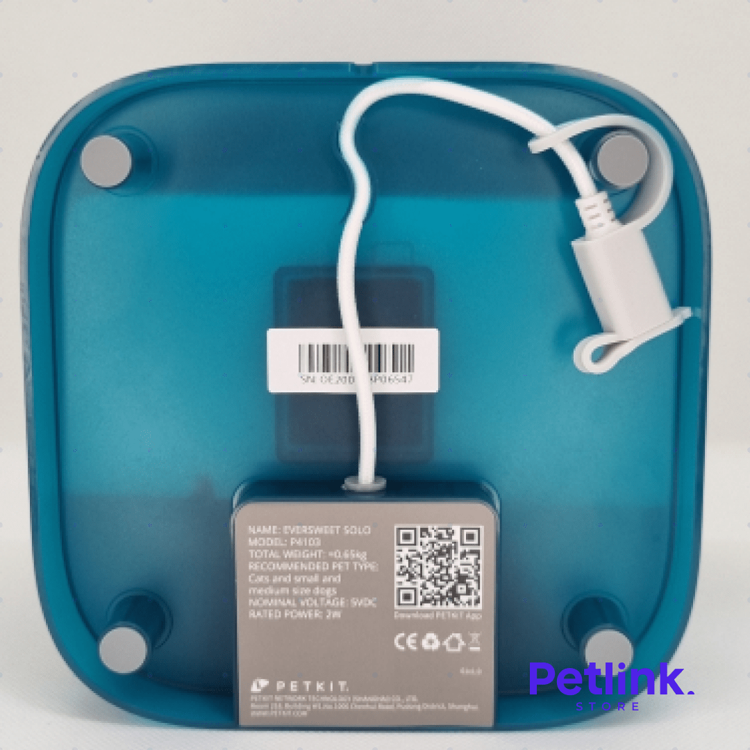PETKIT CYBERTAIL FUENTE DE AGUA PARA MASCOTAS PURE DRINK COLOR TURQUESA