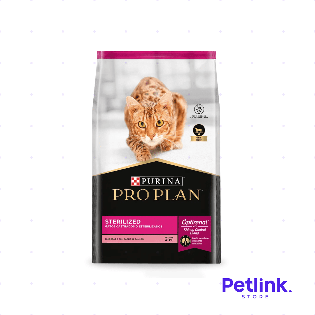 PROPLAN ALIMENTO SECO GATO ESTERILIZADO RECETA SALMON BOLSA 1 KILO