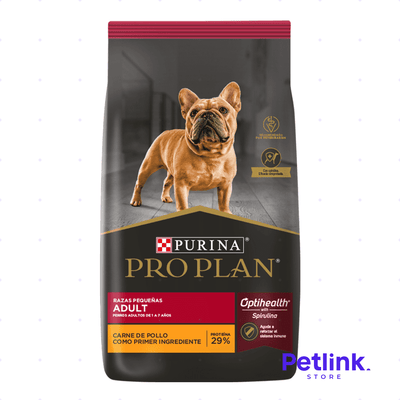 PROPLAN ALIMENTO SECO PERRO ADULTO RAZA PEQUEÑA RECETA POLLO BOLSA 3 KILOS