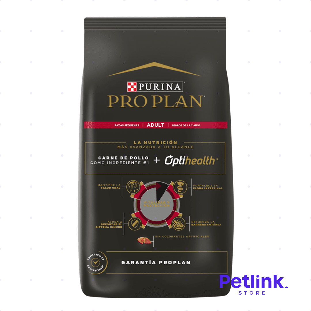 PROPLAN ALIMENTO SECO PERRO ADULTO RAZA PEQUEÑA RECETA POLLO BOLSA 3 KILOS