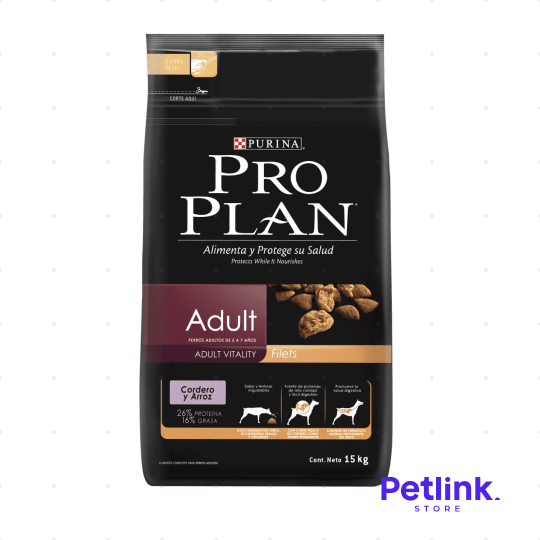 PROPLAN ALIMENTO SECO PERRO ADULTO TODAS LAS RAZAS RECETA CORDERO BOLSA 15.90 KILOS