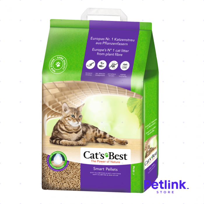 CATS BEST SMART PELLETS ARENA PARA GATO PELAJE LARGO ANTIADHERENTE BOLSA 10 KILOS