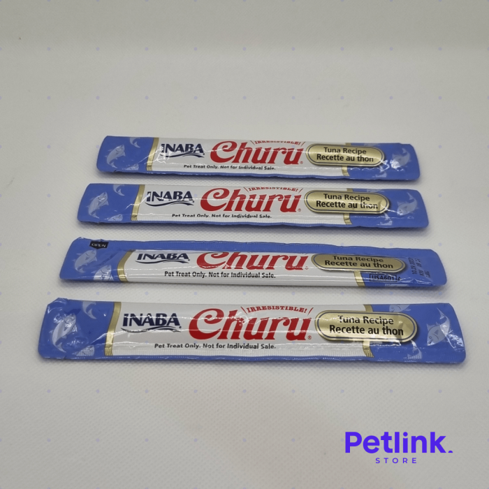 CHURU SNACK HUMEDO PARA GATOS SABOR ATUN