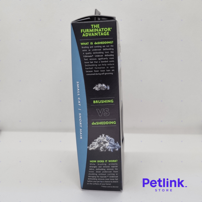 FURMINATOR CEPILLO DESLANADOR DE PELAJE PARA GATO PEQUEÑO DE PELO CORTO