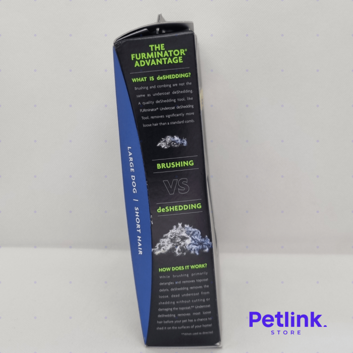 FURMINATOR CEPILLO DESLANADOR DE PELAJE PARA PERRO RAZA GRANDE DE PELO CORTO
