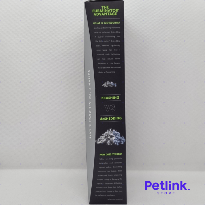 FURMINATOR CEPILLO DE ASEO DOBLE CON DOS TIPOS DE CERDAS PARA MASCOTAS