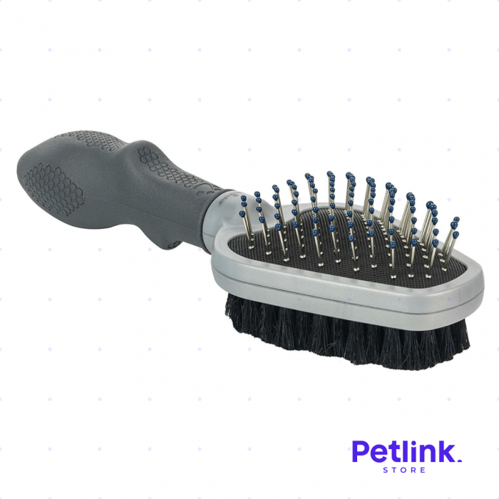 FURMINATOR CEPILLO DE ASEO DOBLE CON DOS TIPOS DE CERDAS PARA MASCOTAS