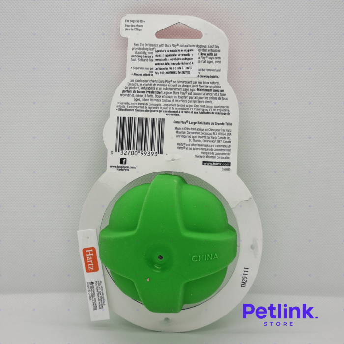 HARTZ DURAPLAY PELOTA DE JUGUETE PARA PERRO GRANDE