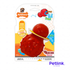 NYLABONE STRONG JUGUETE MASTICACION INTENSA FORMA DE CONO RELLENABLE PARA PERRO MEDIANO COLOR ROJO