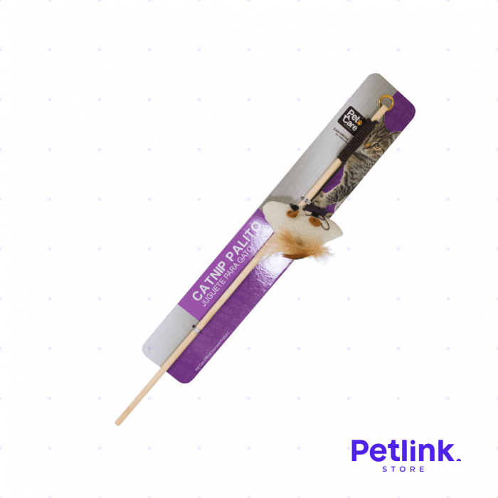 PETCARE CATNIP CON PALITO CAÑA DE BAMBU JUGUETE PARA GATOS