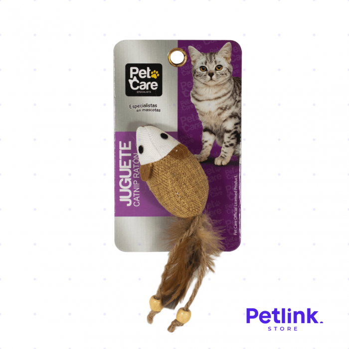 PETCARE RATON CON CATNIP JUGUETE PARA GATOS