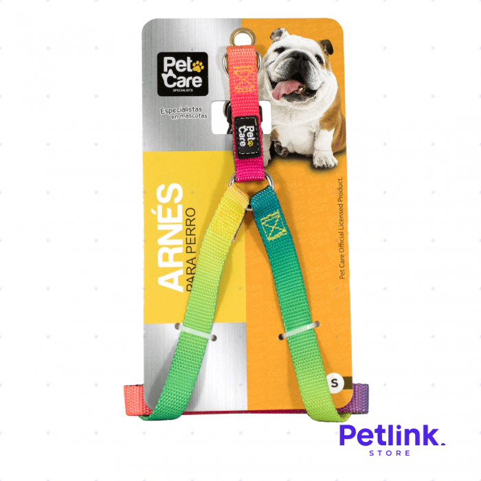 PETCARE ARNES DE NYLON PARA PERRO RAZA PEQUEÑA MODELO MULTICOLOR