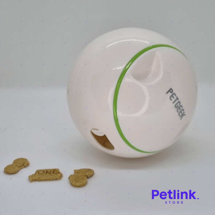 PETGEEK JUGUETE ELECTRONICO DISPENSADOR DE SNACKS INTERACTIVO PARA PERROS